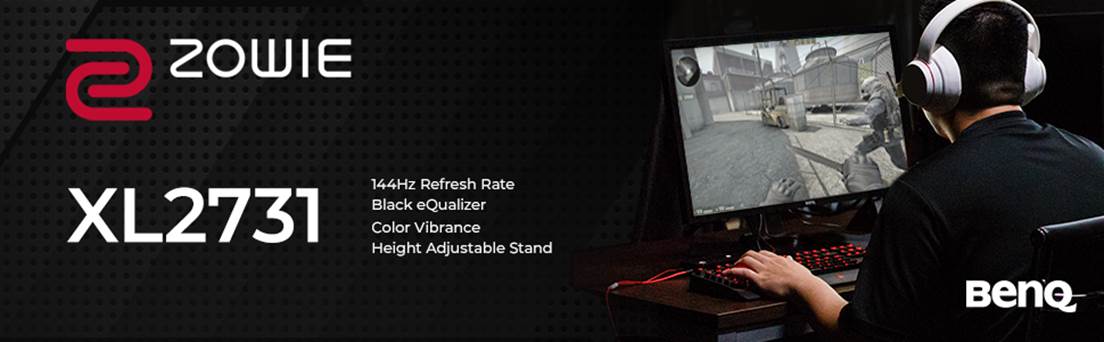 BenQ Zowie XL2731 27 inch 144 Hz Esports Gaming Monitor