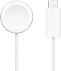 شاحن USB‑C إلى جانب شاحن Apple Watch المغناطيسي السريع
