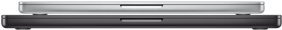 جهاز MacBook Pro مقاس 14 إنش، لون فضي، مغلق، جهاز MacBook Pro مقاس 16 إنش، لون أسود فلكي مغلق