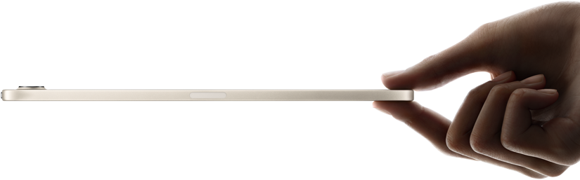 جهاز iPad&nbsp;mini محمول باليد، الجهة الجانبية، تصميم نحيف وخفيف