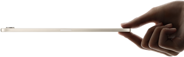 جهاز iPad&nbsp;mini محمول باليد، الجهة الجانبية، تصميم نحيف وخفيف