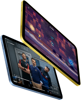 عرض شاشة ألعاب ومسلسل Ted&nbsp;Lasso من +Apple&nbsp;TV على iPad‏